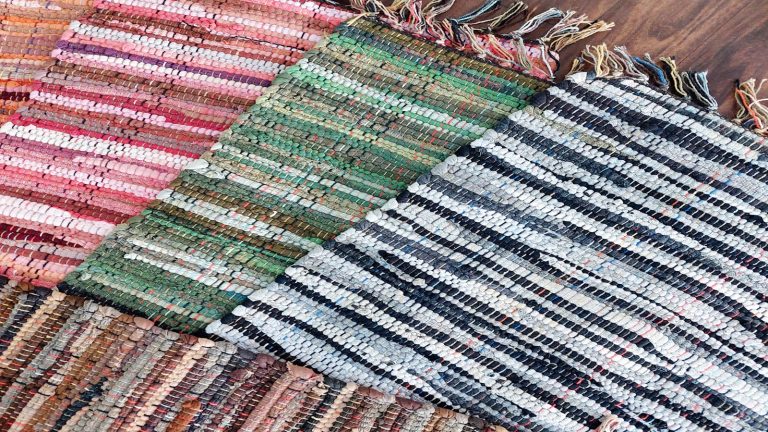 Ingenious Method to Transform Rag Runner Rugs into Stunning Ceiling Decor