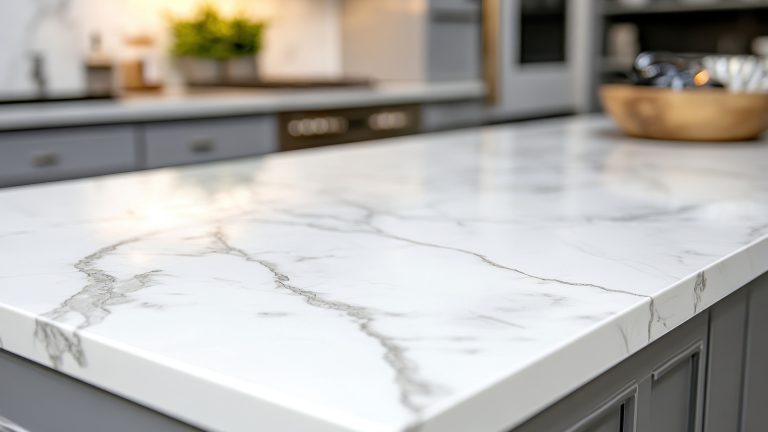 The Ideal Kitchen Cabinet Color to Enhance Your Stone Countertops
