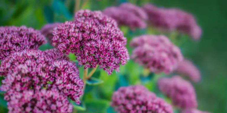 Succulents with Purple Blooms
